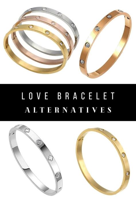 bracelets similar to cartier love|best cartier look alike bracelet.